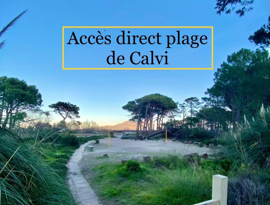 Duplex Calvi Direct Plage 外观 照片