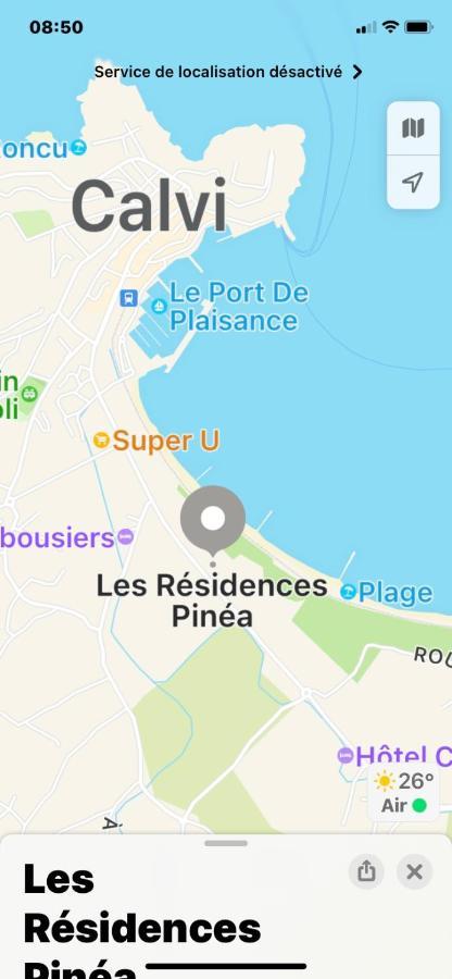 Duplex Calvi Direct Plage 外观 照片